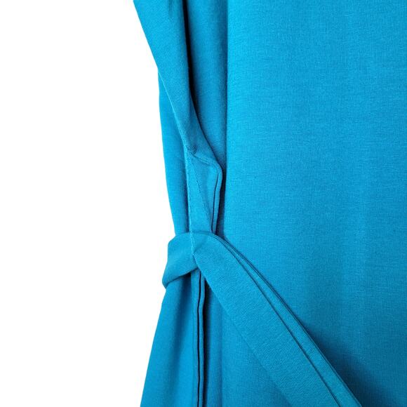 Torrid Off-Shoulder T-Shirt French Terry Acas Teal Callie Dress Women Sz L (12) - Picture 5 of 9